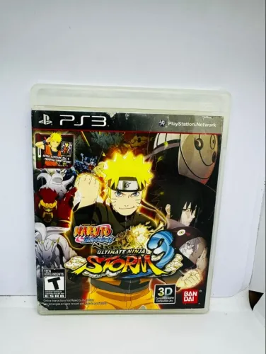 jogo para playstation 3 original - naruto ultimate ninja storm 3 - midia física