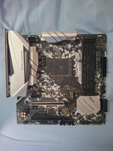 Placa mãe b450M Steel Legend