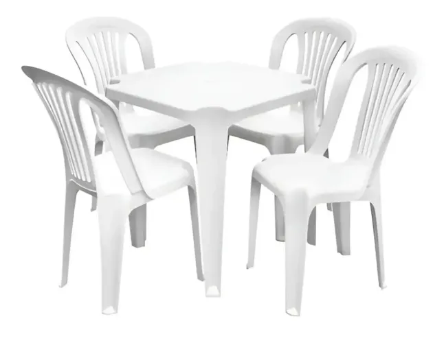 Kit mesa de plastico