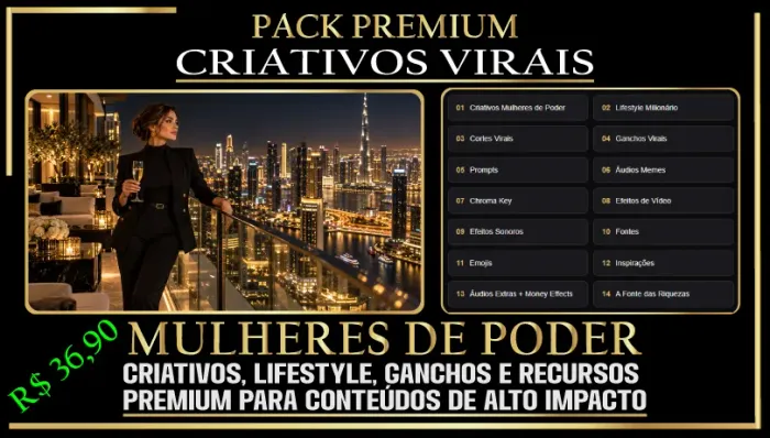 Criativos Virais, Ganchos, Vídeos Edição, áudios memes, Vídeos Lifestyle