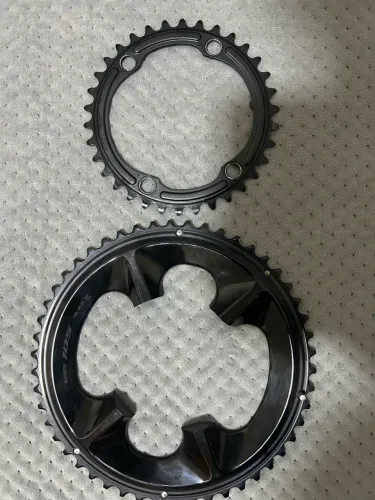Coroas shimano 105. 50/34 dentes