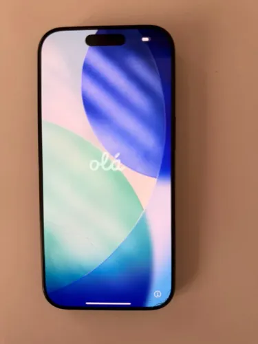 iPhone 16 Pro 256GB Black Titanium - Funcionando Perfeitamente - Tela Trincada