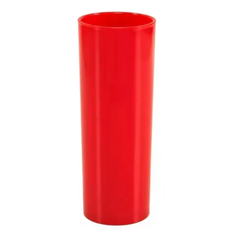 35 copos long Drink vermelho Sólido