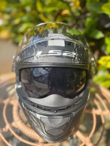 Capacete Ls2 Ff808 Stream Ii Shadow Matte Titanium Grey