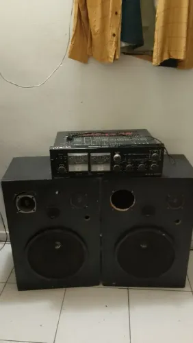 Amplificador Mixer quasar 5500+caixas