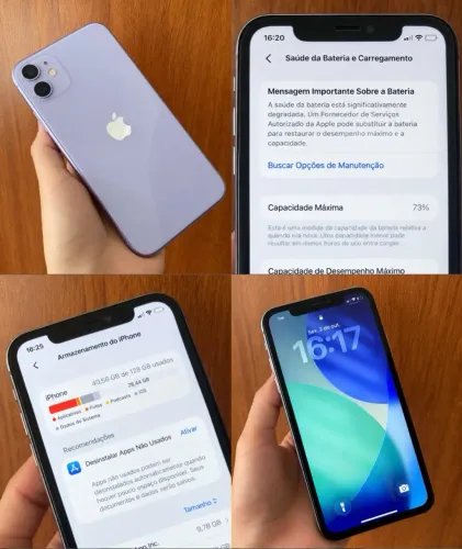 iPhone 11 Roxo (Lilás) 128GB
