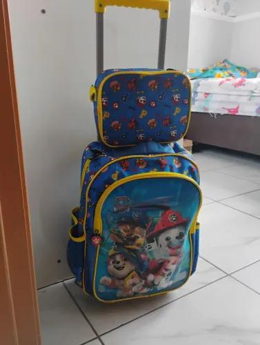 Kit bolsa e lancheira patrulha canina 