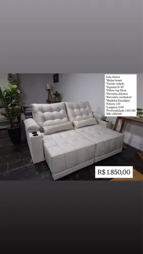 Sofá retrátil E reclináveis 