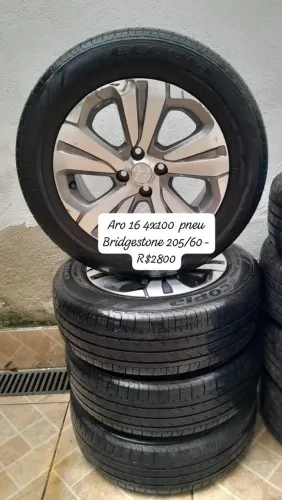 Jogo de rodas aro 16 4x100 Chevrolet Spin Premier