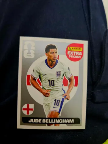 Figurinha legend PRATA copa 2026 Jude Belingham