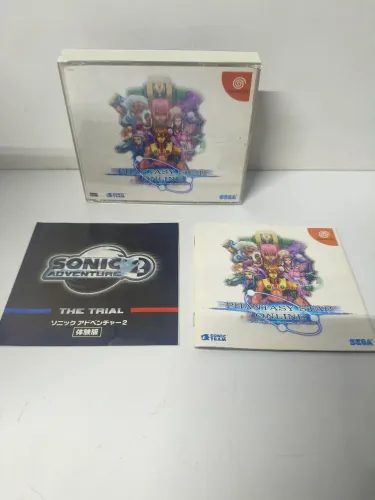 Phantasy Star Online Dreamcast Jp Completo + Demo Sonic 2 em bom estado
