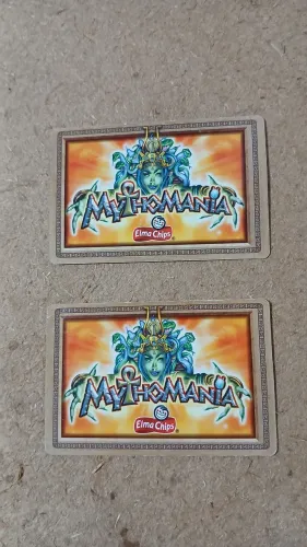 Cards Mythomania da Elma Chips - números 18 e 26