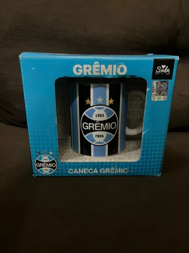 Kit Caneca + Chaveiro Almofada Grêmio Sude e Chaveiroo