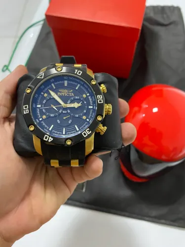 Relogio Invicta Banhado a Ouro 18k