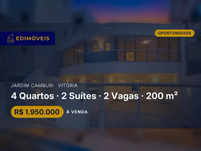 Casa Duplex 4 quartos em Jardim Camburi, venha conhecer seu novo lar