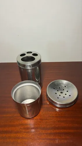 Kit Brinox Indox - Porta Escovas e Saboneteira.