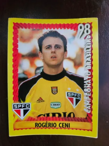 Figurinha Rogério Ceni São Paulo campeonato brasileiro 98 nunca colada