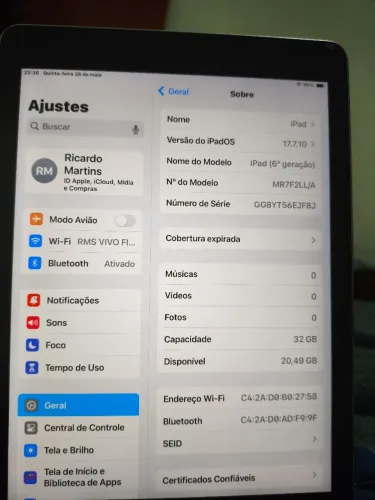 iPad 6° geração 32GB