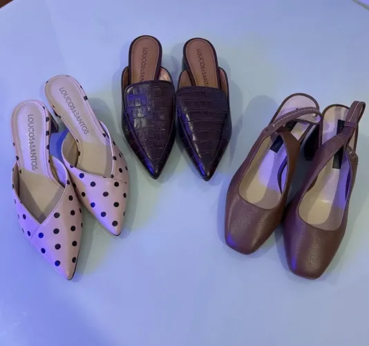 Trio de sapatos 34