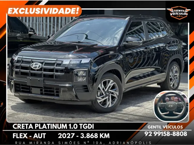 Hyundai Creta Comfort 1.0 TB 12V Flex AUT 2027