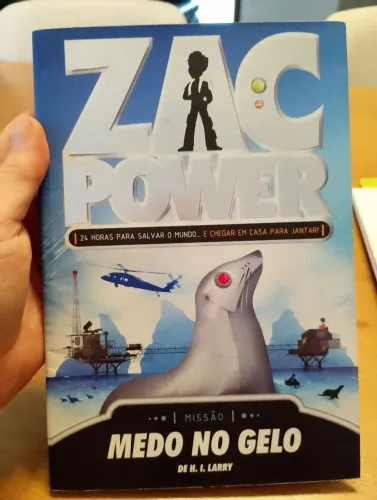 Livro Zac A Ilha do Veneno + Zac Medo no Gelo