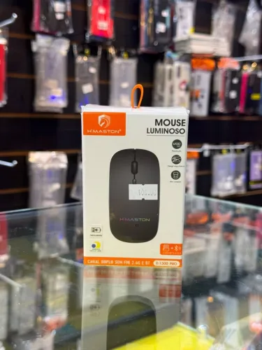 Mouse luminoso sem fio hmaston
