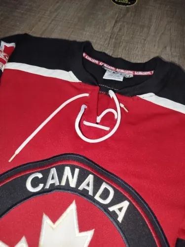 CAMISA ANTIGA HOCKEY CANADÁ VINTAGE BEM CONSERVADA RELÍQUIA