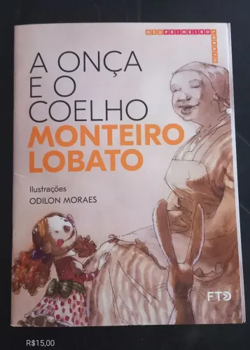 Livro A onça e o Coelho  Monteiro Lobato