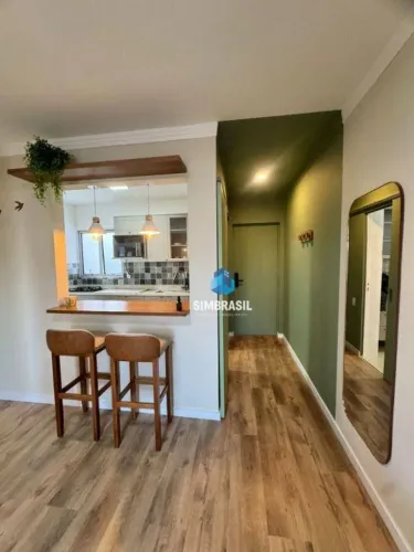 Apartamento mobiliado com 01 quarto a venda ou aluguel no Edifício Platano (Centro - Campi