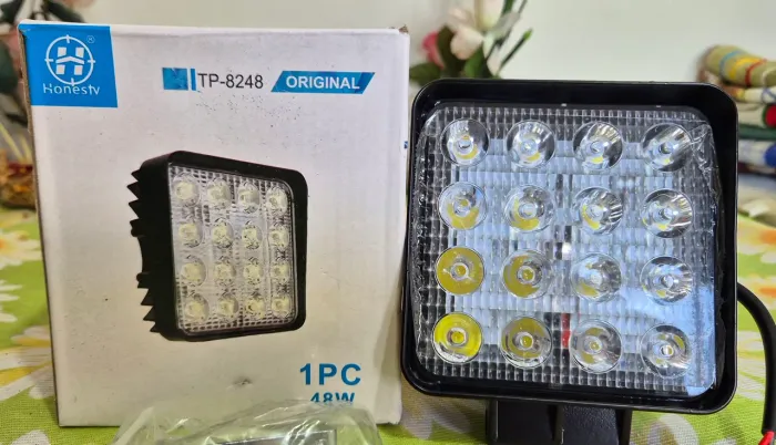 FARÓL DE MILHA EM LED BRANCO SUPER BRILHO
