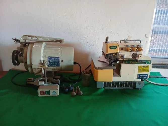 Máquina overlock individual.