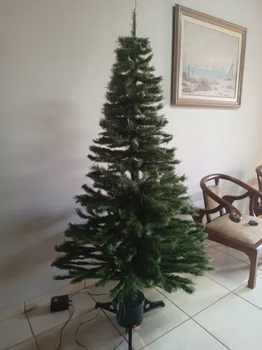 Árvore de Natal 1,80 mts Fibra Òptica