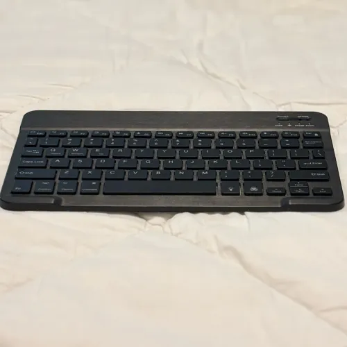 teclado bluetooth com led colorido