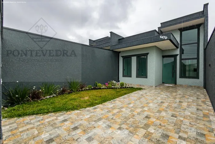 Casa para Venda em Fazenda Rio Grande, GRALHA AZUL, 3 dormitórios, 1 suíte, 2 banheiros, 2