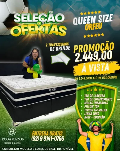 Cama Queen Size Orfeu 