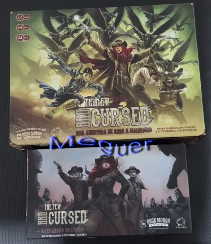 The Few and Cursed + Expansão de Luxo Jogo de tabuleiro Português Board Game