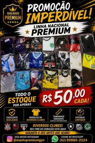 Camisas Times Primeira Linha