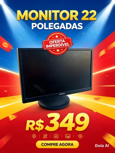 Monitor lcd 22 polegadas Positivo