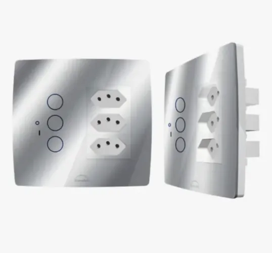 Interruptor Touch 3 Botões Wi-Fi