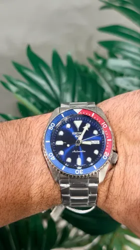 Seiko 5 Sports Pepsi SRPD53K1 - Automático - NOVO/FULL SET