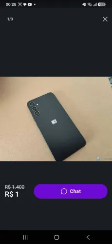 Vendo celular A34 256 GB