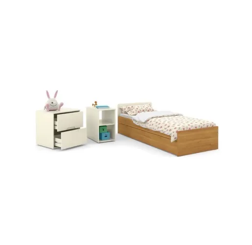 Conjunto Quarto Infantil Berço + Guarda-roupa