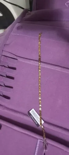 Pulseira masculina em 18 kilates da Rommanel