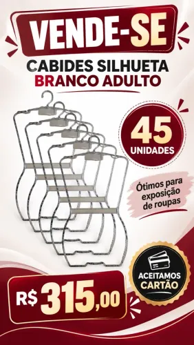 Cabides Silhueta branco