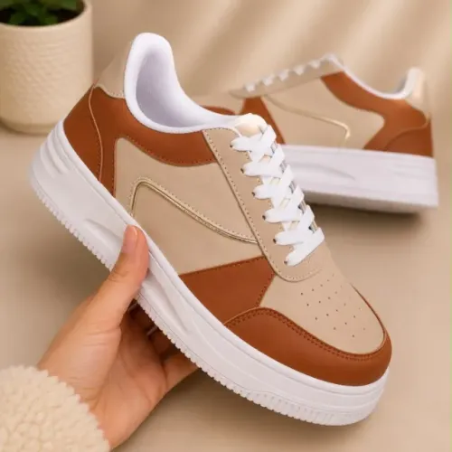 Tênis Feminino Casual Básico Moderno Sneaker Moda Blogueira no Atacado e Varejo