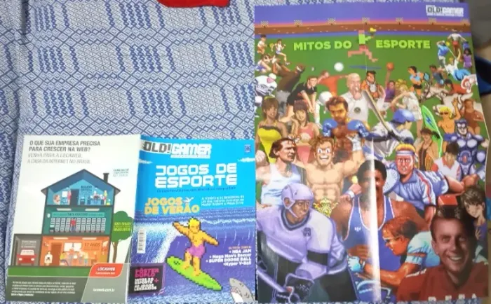 Revista Old Gamer Nº 30 Jogos De Esporte + Pôster