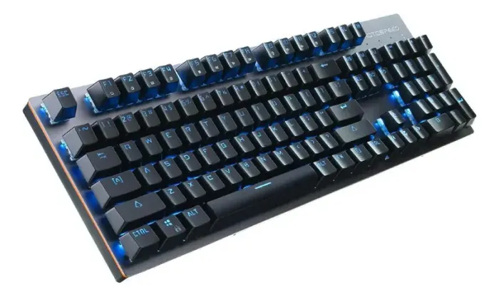 Teclado Mecânico Gamer Motospeed Gk89 Preto Switch Azul