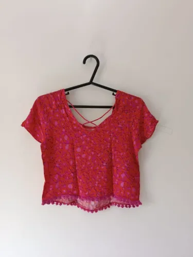 Blusa Cropped Floral