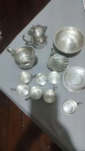 Peças em prata, prataria antiga