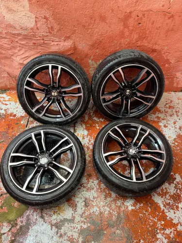 Rodas 18 com pneus aceito trocas leia tudo 